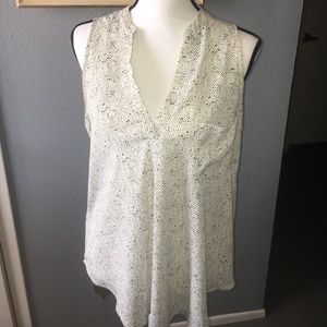 Nordstrom Split-Neck Blouse